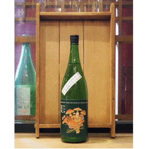 諏訪泉 純米吟醸 杉の雫 きのこブーケラベル 生原酒 1800ml